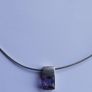Vintage Amethyst and Sterling Silver 925 Cocktail Pendant 16" Chain - 10,5g Image 4