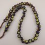 Vintage Venetian African Style Face Glass Beads Necklace 20 inches long Image 7