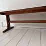 Mid Century Scandinavian Design Oiled Teak Coffee Table Image 7