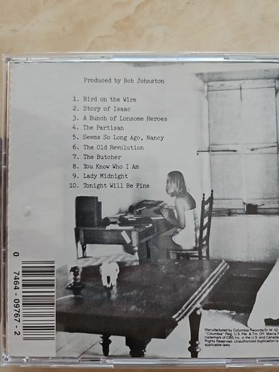 Leonard Cohen CD - Songs From A Room