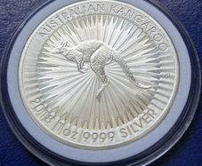 1oz Australia Silver 2018 Kangaroo 1 Dollar Coin
