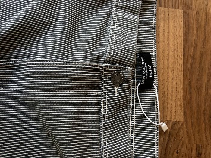 Bershka Pinstripe High Rise Leggings Size 10