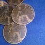 1896 Victoria Pennies. Image 3