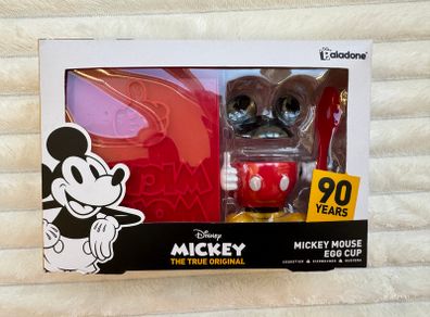 Disney Mickey Mouse Egg Cup & Toast Cutter 90th Anniversary Paladone Please see photos