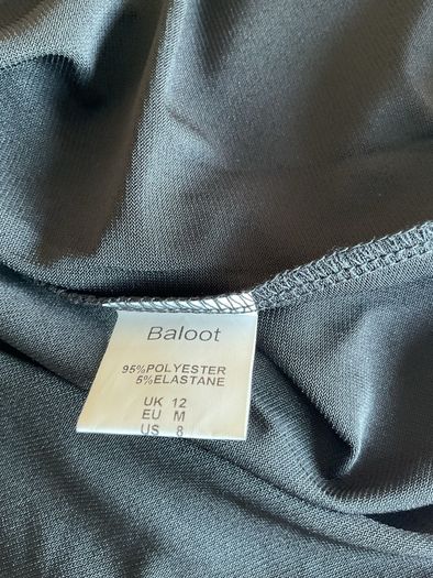 top Bnwt cowl draped neckline top baloot size 12