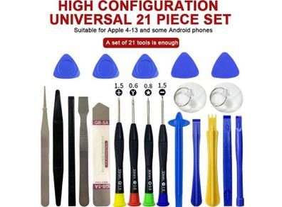 21-in-1 Phone Repair Tool Kit For iPhone, Samsung, Laptops & Electronics | New