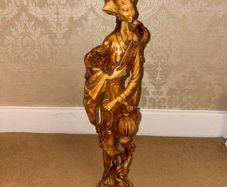 Faux Ivory Chinese Lady 1950s or 1960s