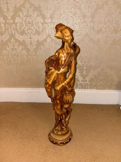 Faux Ivory Chinese Lady 1950s or 1960s