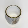Neofitou Handcrafted Ceramic Cylindrical Tumbler with 24k gold plated rim Image 3
