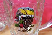Half Pint Dimple Glass X 3