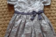 NEXT dress silver size 5-6 years
