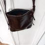DKNY Brown Leather Crossbody Bag Image 6