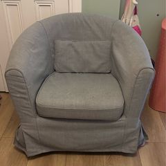 Grey armchair