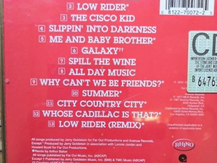 War - The Best of War... And More CD