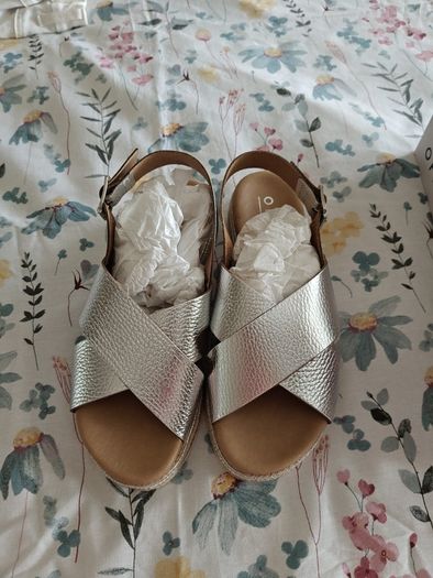 Silver Sandals