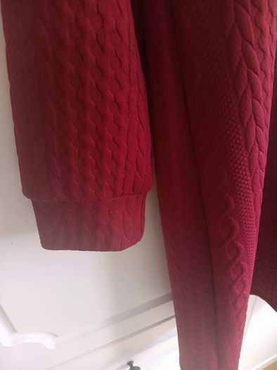 Cosy Red Sweater dress