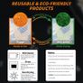 5g x 30 Packs Silica Gel Desiccant Sachets, Reusable Dehumidifiers with Color Indicator, Ideal for Storage, Closets, and Basements Image 2