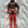WWE Kofi Kingston Mattel Figure Wrestling Basic Series 10 The New Day Used his left hand is scrolling not fixed Please look at the pictures Image 2