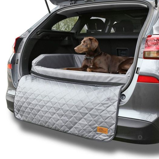 Dog Bed Car Boot with Bumper Protector Premium  High Quality product