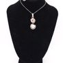 Sterling Silver Rose Quartz & Mother Of Pearl Necklace Image 9