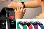 115plus Bluetooth Smart Fitness Watch Sport Bracelet Waterproof Heart Rate Blood Oxygen Adult Blood Pressure Electronic Bracelet Monitoring