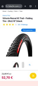 Vittoria Gravel Tyres - 26 X 2.10"