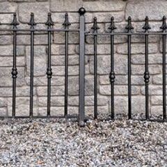 Galvanised Steel Railing (7.2m length)
