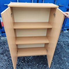 Double Door Office Cabinet Beech  Great Condition