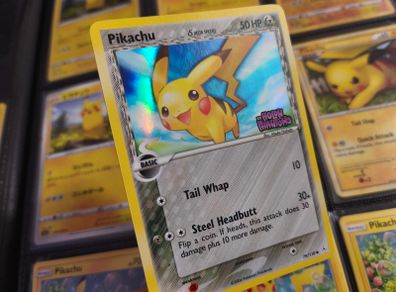 Pikachu Delta Species ! EX Holon Phantoms Stamp Promo ! 2006 ! Pokemon Card !