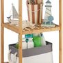 Bamboo Shelving Unit, 5 Shelves, 140 cm Image 2