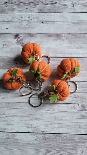 Handmade Gnomes. Autumn decoration. Key rings pumpkin or  Gnome.