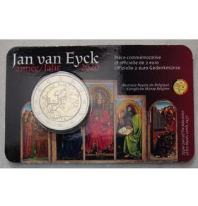 Belgium 2 Euro Base Metals Brilliant Uncirculated Coin 2020 - Jan van Eyck year - 2 Euro Commemorative Coin