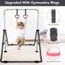 Gymnastics Bars with TPE Mat, Horizontal Bar Expandable Gymnastics Kids Bar Folding Bar Junior Training Bar Multifunction Gym Training Equipment Home Training Adjustable Height Kip Bar Image 4
