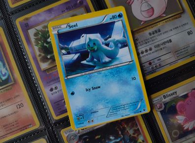 Seel ! Miscut Error ! Off Centre ! from Fates Collide Set ! 2016 ! Error Pokemon Card !