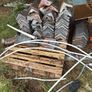 Antique roof slates capping ridge tiles etc. Image 3
