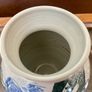 Vintage Geoffrey Healy Spongeware Studio Pottery Urn Vase Image 8