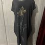 Oversized grey floral italian midi dress would fit sizes UK20-24 EU48-52 relaxed fit Postage included Image 2
