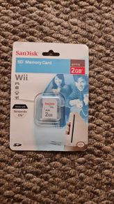 Sandisk wii sd card new