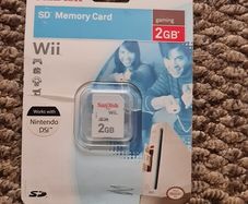 Sandisk wii sd card new