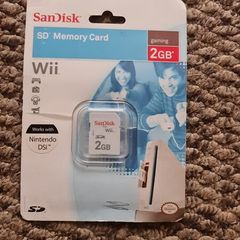 Sandisk wii sd card new