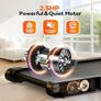 Treadmills Foldable with 10% Incline 1-12KM/H Under Desk Walking Pad with LED Display Remote Control APP Portable Running Machine for Home/Office Jogging Image 6