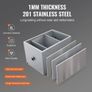 Commercial Grease Trap, 40 LBS Grease Interceptor, Top Inlet Interceptor, Under Sink Stainless Steel Grease Trap, 10 GPM Waste Image 2