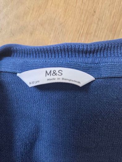 2 used cardigans blue 9-10