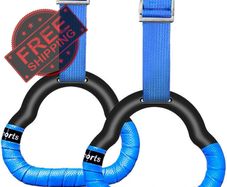 NEW SALE | Gymnastic Rings Set Childrens Home Fitness Training Equipment