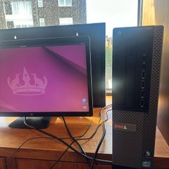 Dell OptiPlex 7010 PC with  23 inch Monitor and Keyboard and Mouse. Ready to Go