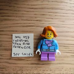 lego hol097 christmas train ride passenger, set 40262