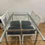 Extendable Glass Dining Table with 6 chairs Image 3
