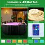 New 4-5 Person Hot Tub with LED lights Image 4