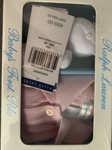 new born Ralph Lauren polo set