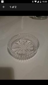 Waterford crystal wine bottle coaster